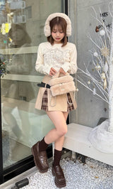 DRビジューフラワーリブニットトップス – Darich (ダーリッチ)