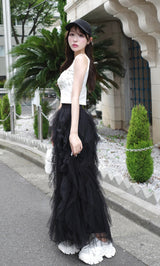 ボリュームチュールラッフルスカート – Darich (ダーリッチ)