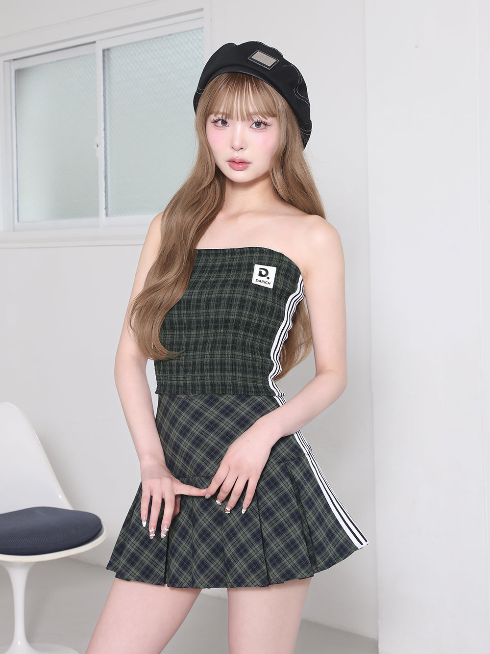 リメイクライクチェックベアトップ – Darich (ダーリッチ)