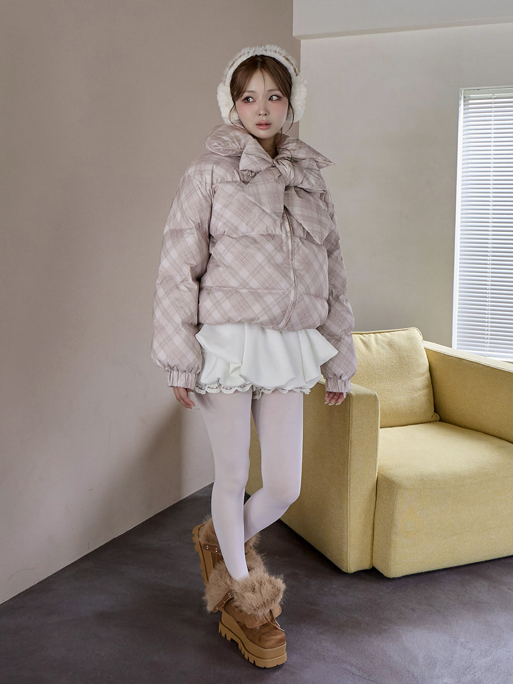 Darichロゴガーメント＆DDロゴベロアハンガー付き】リボンチェック