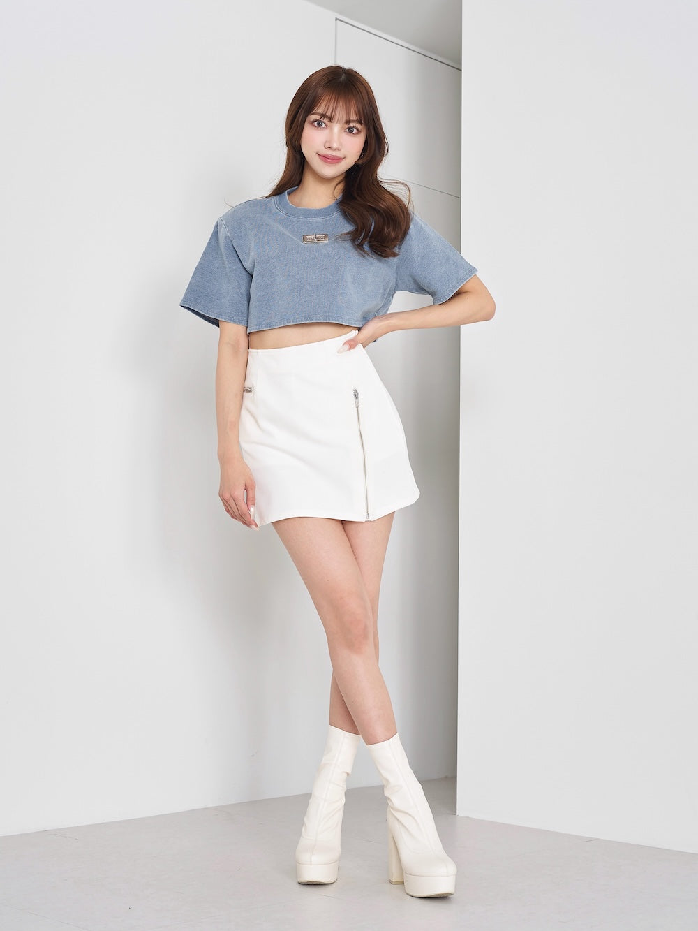ファスナーデザインミニスカート – Darich (ダーリッチ)
