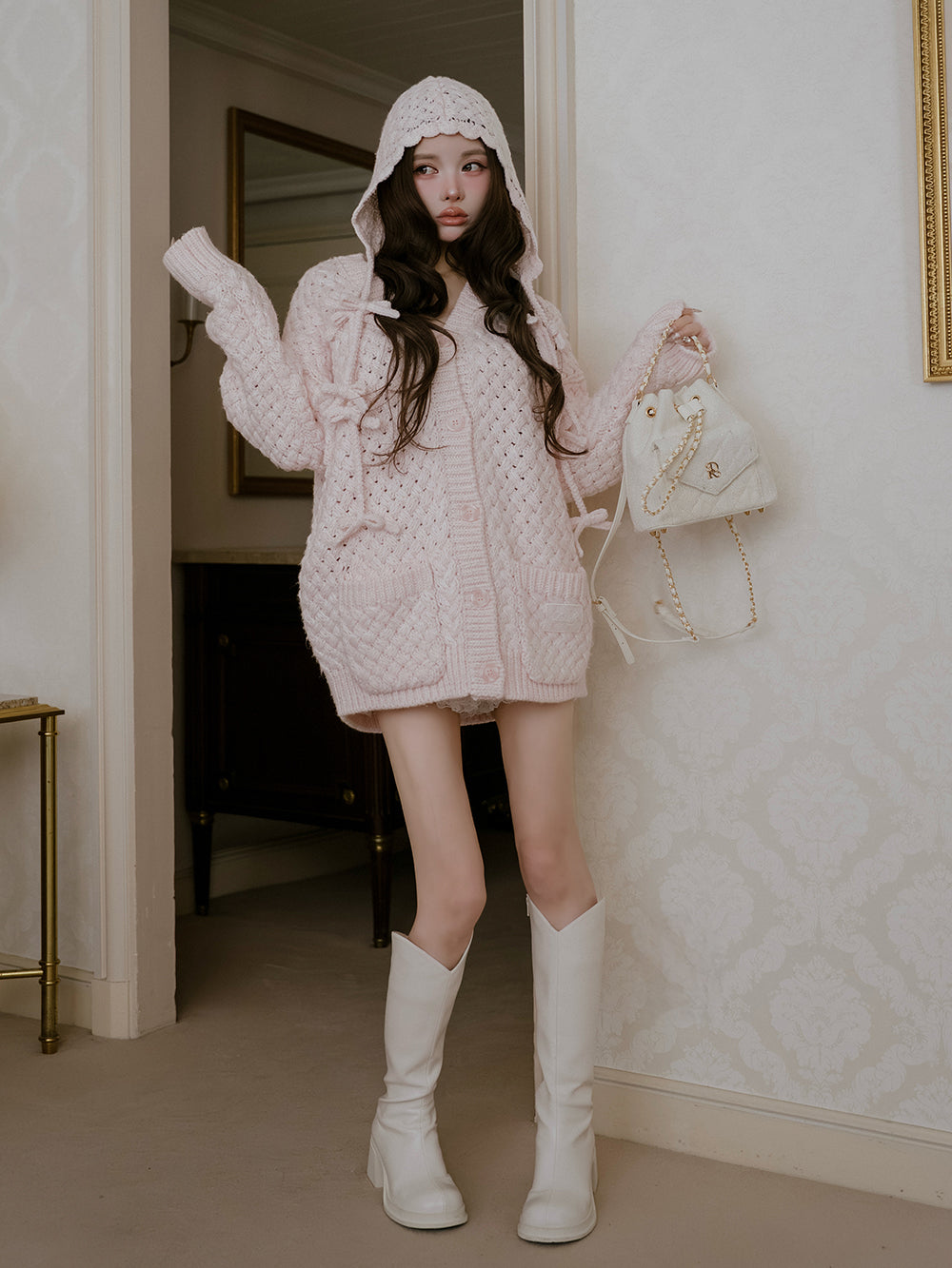 アントルラックボリュームニットカーディガン – Darich (ダーリッチ)