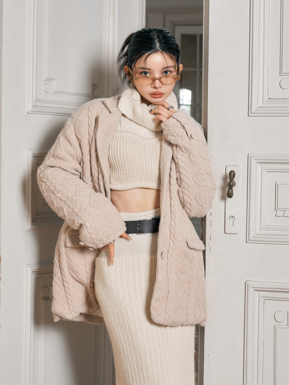 ケーブルニットジャケットコート – Darich (ダーリッチ)