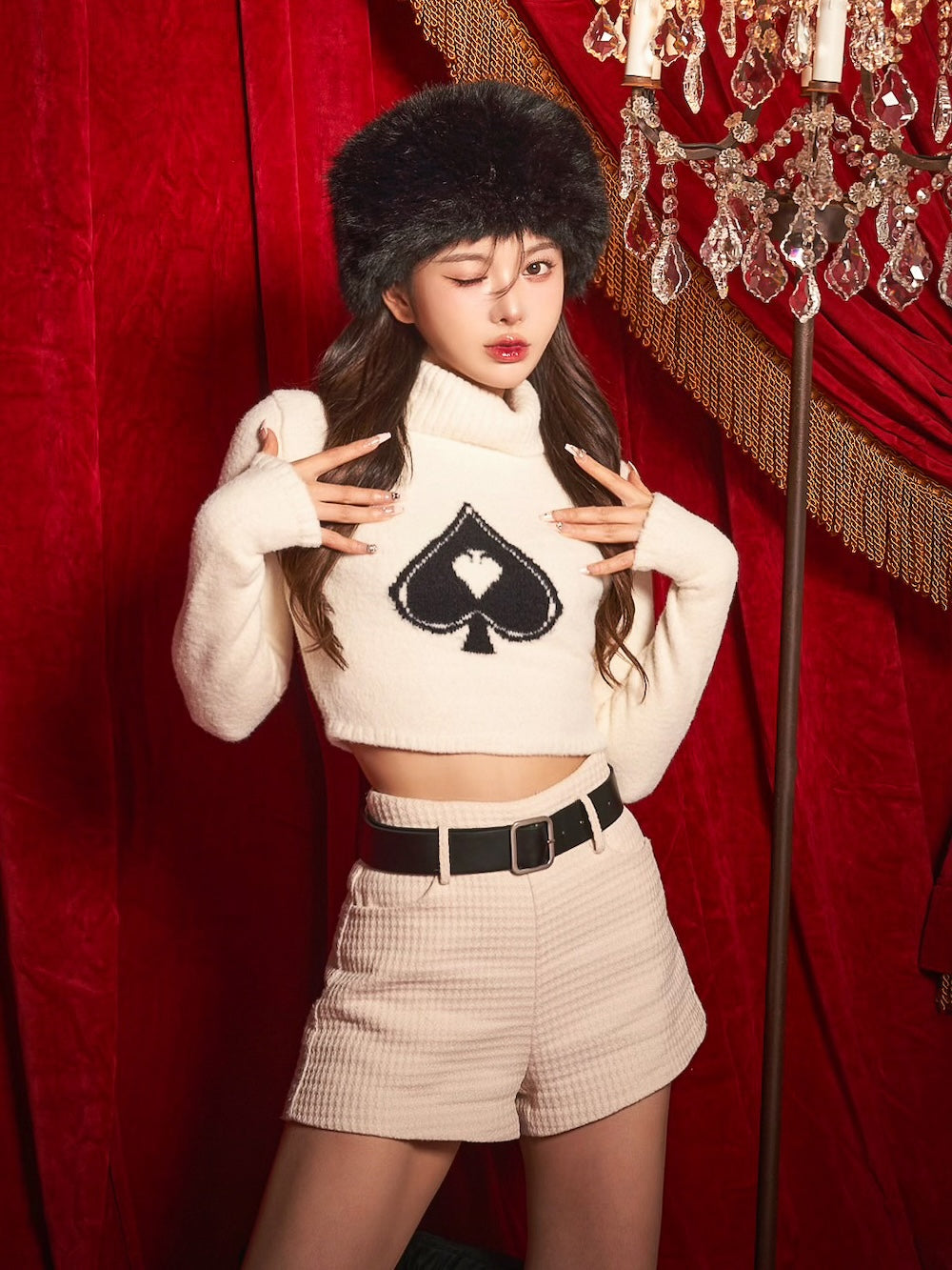 スペードタートルニットトップス – Darich (ダーリッチ)