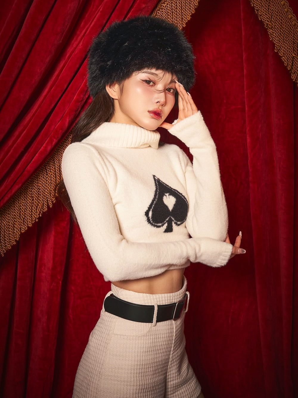 スペードタートルニットトップス – Darich (ダーリッチ)