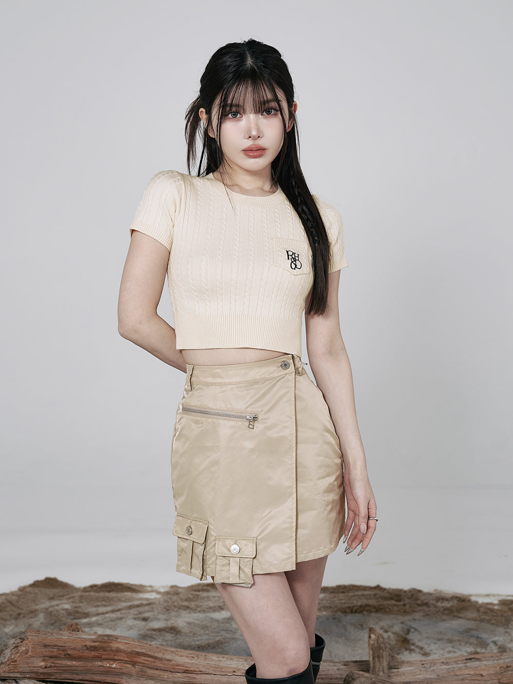 ロゴケーブルニットトップス – Darich (ダーリッチ)