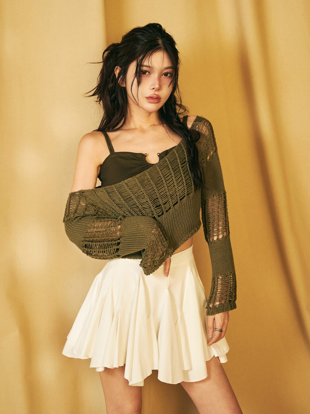 シアーボーダーニットトップス – Darich (ダーリッチ)