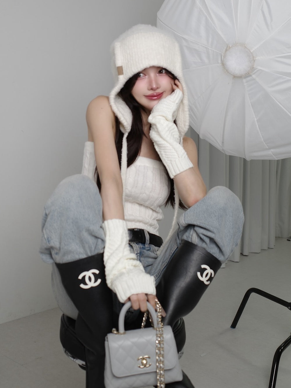 レザータグパッチフライトキャップ – Darich (ダーリッチ)