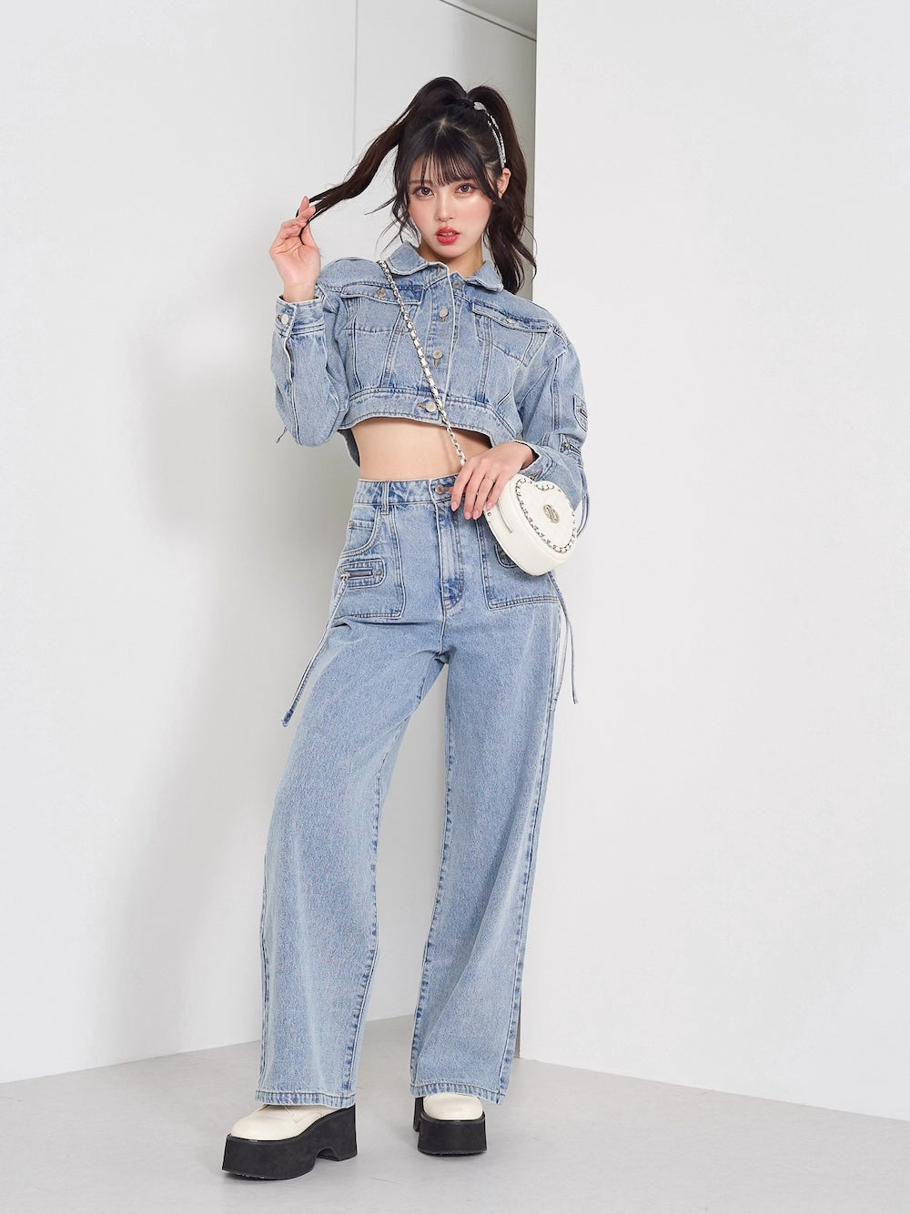 デザインケミカルデニムパンツ – Darich (ダーリッチ)