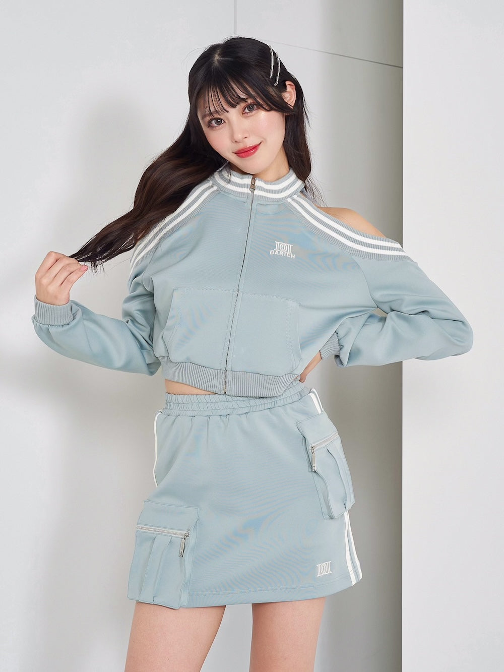 オープンショルダージャージートップス – Darich (ダーリッチ)