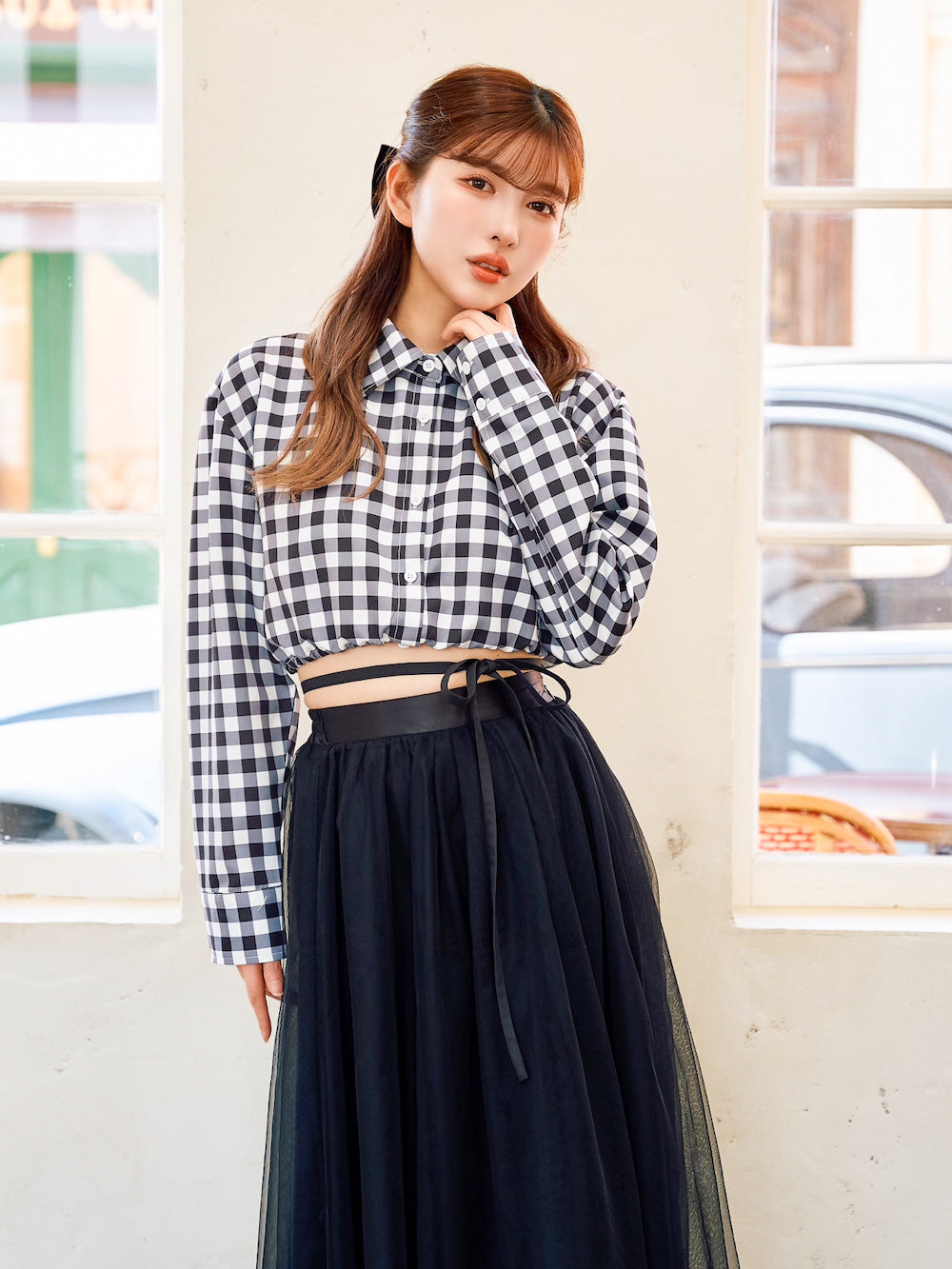 ギンガムチェックショートシャツ – Darich (ダーリッチ)