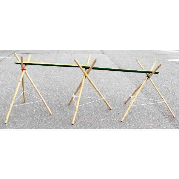 流しそうめん プラ竹水路・長脚セット Aのレンタル | 流しそうめん