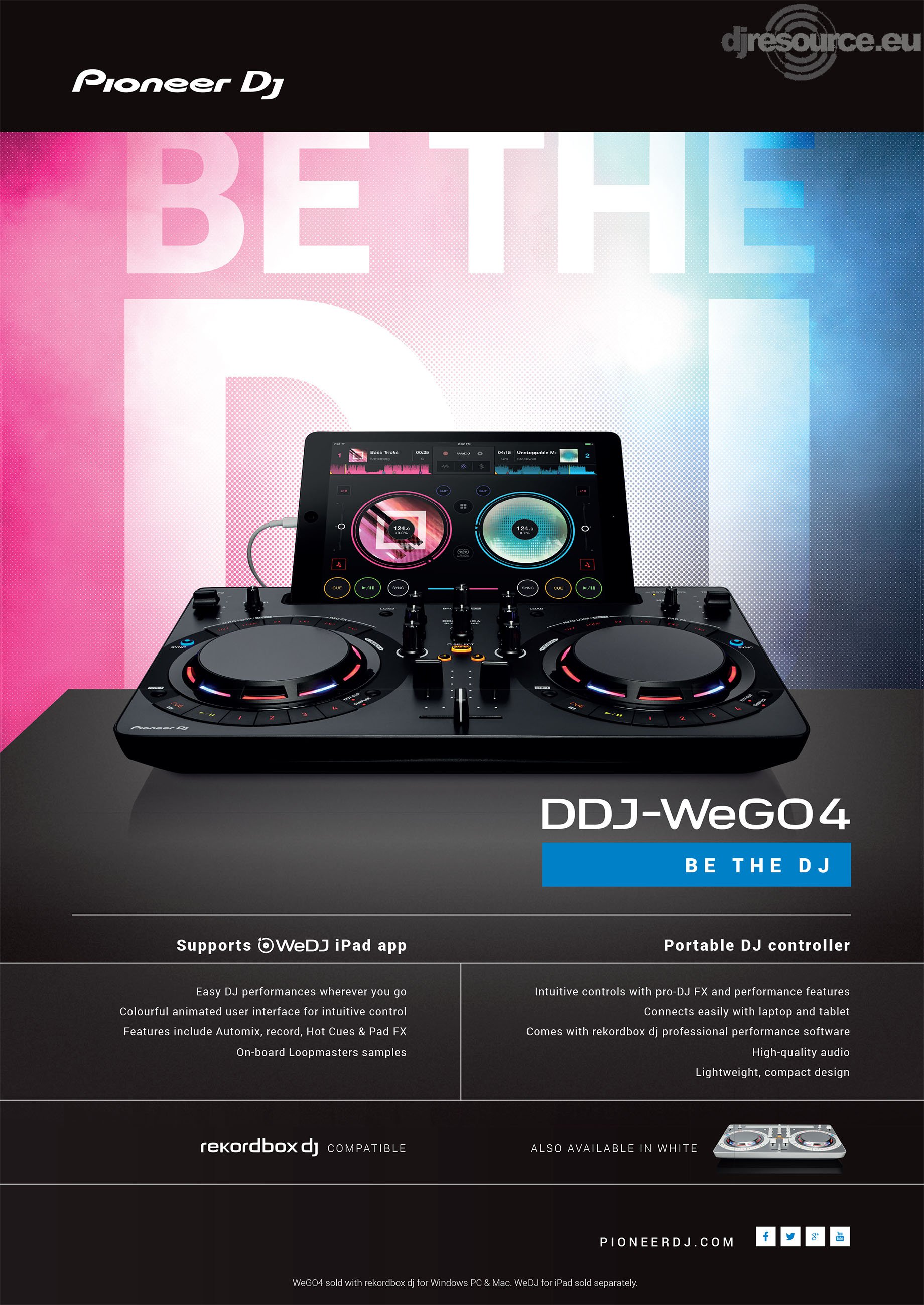 Pioneer DJ › DDJ-WEGO4-K › Controller MIDI - Gearbase | DJResource