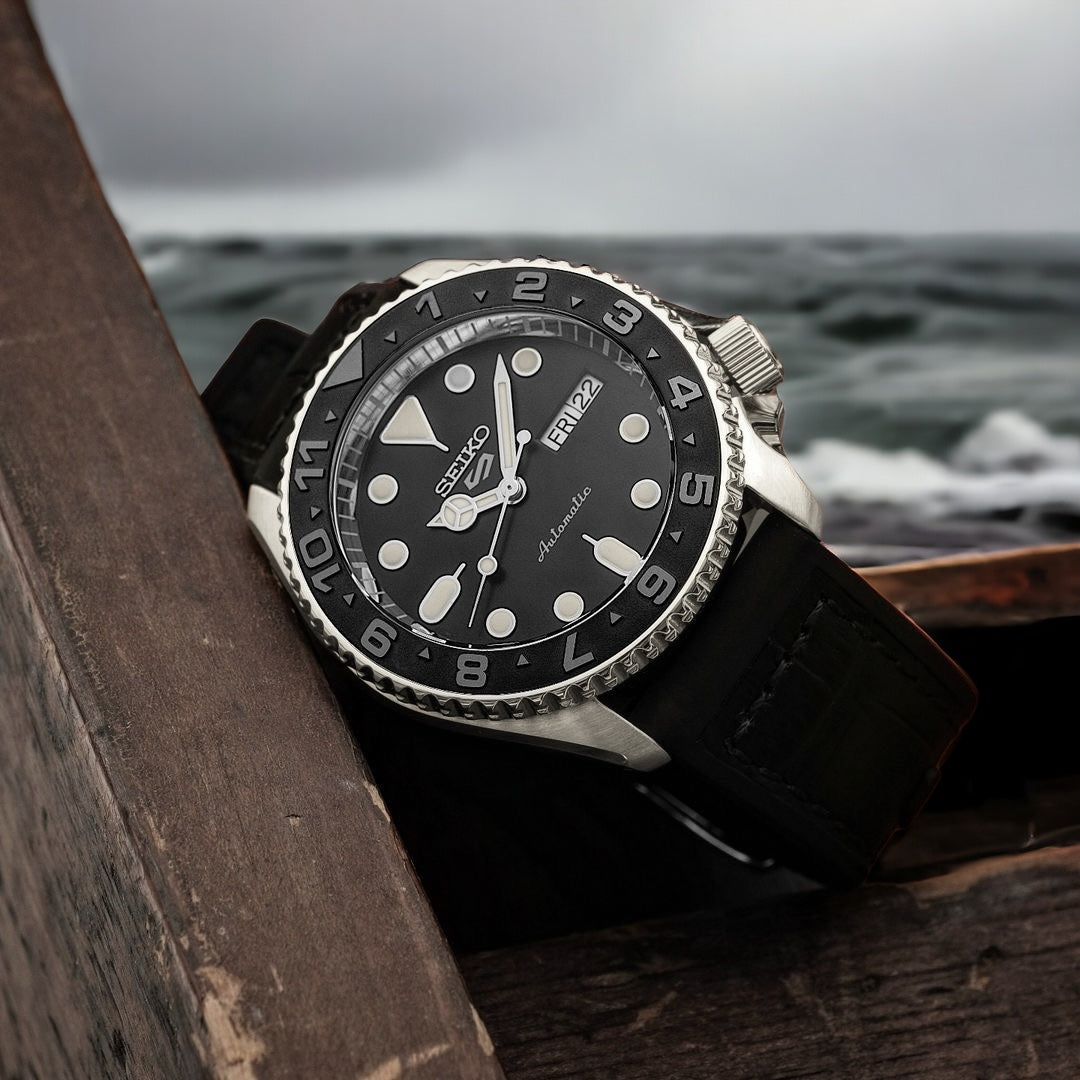 Ceramic Insert - 007 Yacht Master Dual Time Black - DLW WATCHES