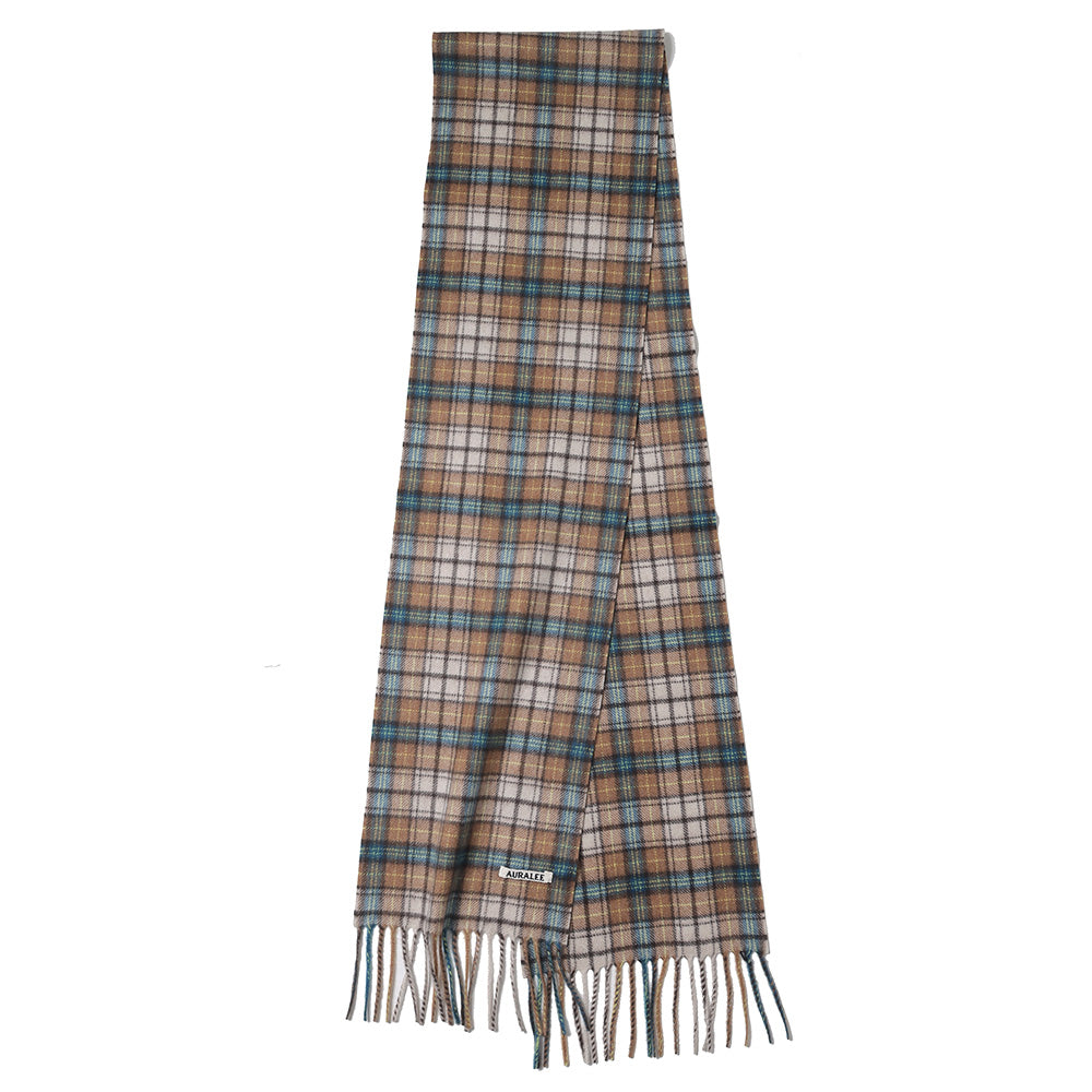 AURALEE(オーラリー)】CASHMERE CHECK STOLE (A23AM01CM) | AURALEE
