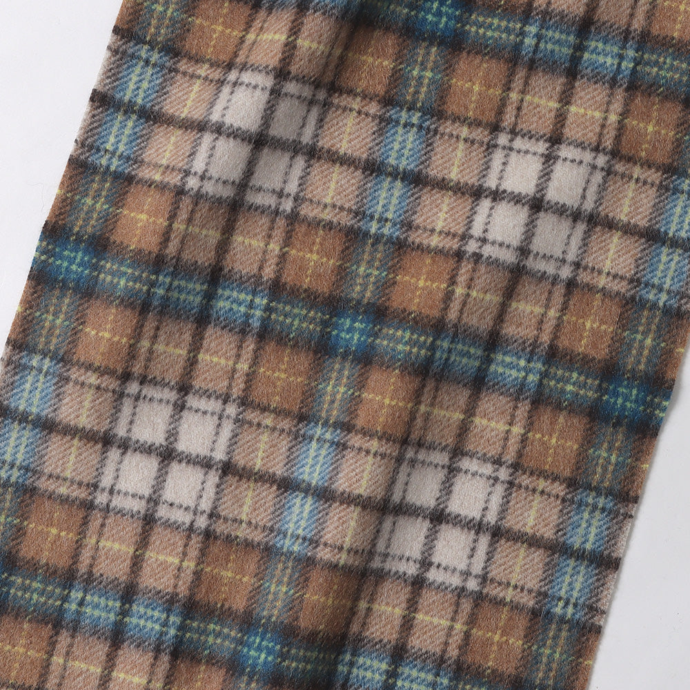 AURALEE(オーラリー)】CASHMERE CHECK STOLE (A23AM01CM) | AURALEE