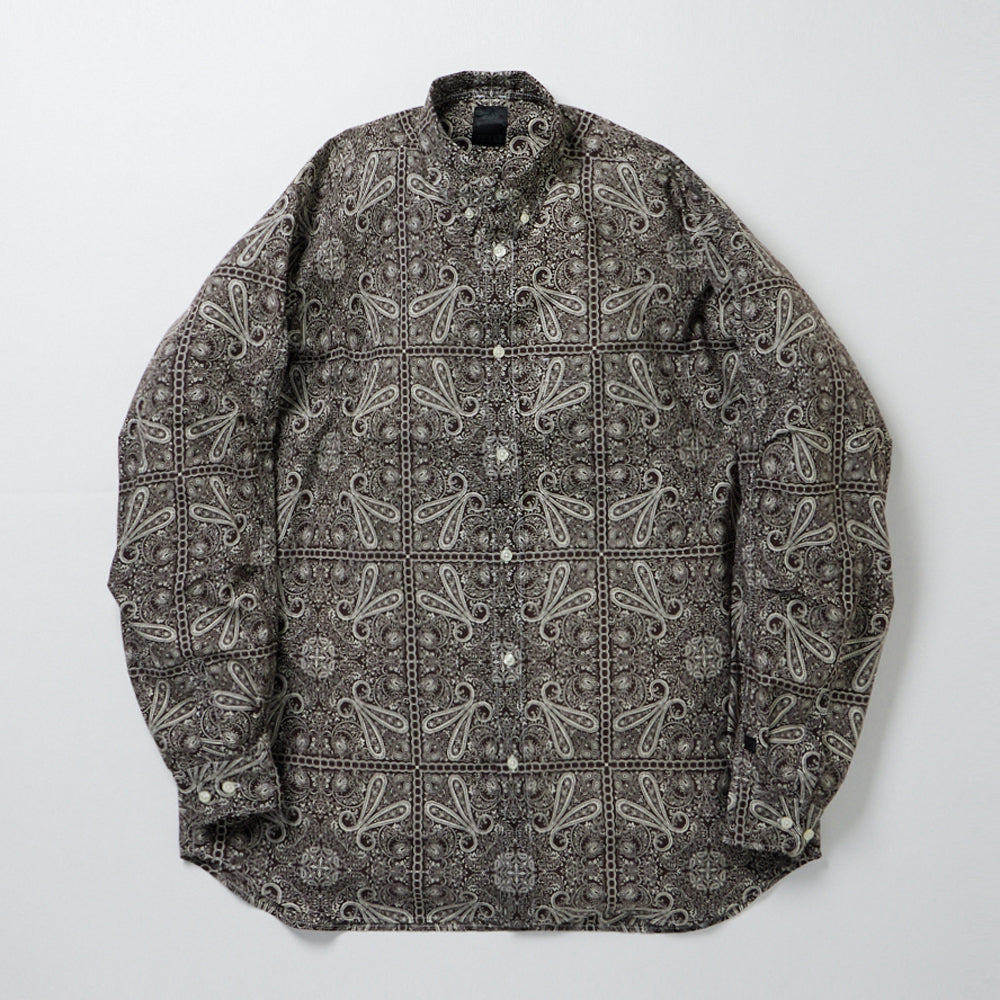 DAIWA PIER39 (ダイワピア39) TECH BUTTON DOWN SHIRTS L/S PAISLEY BE