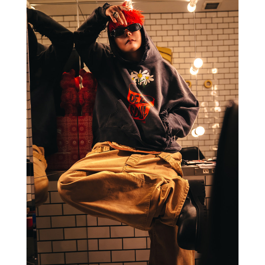 Saint Mxxxxxx (セントマイケル) DLS_HOODIE DE LA SOUL SM-HR1-0000