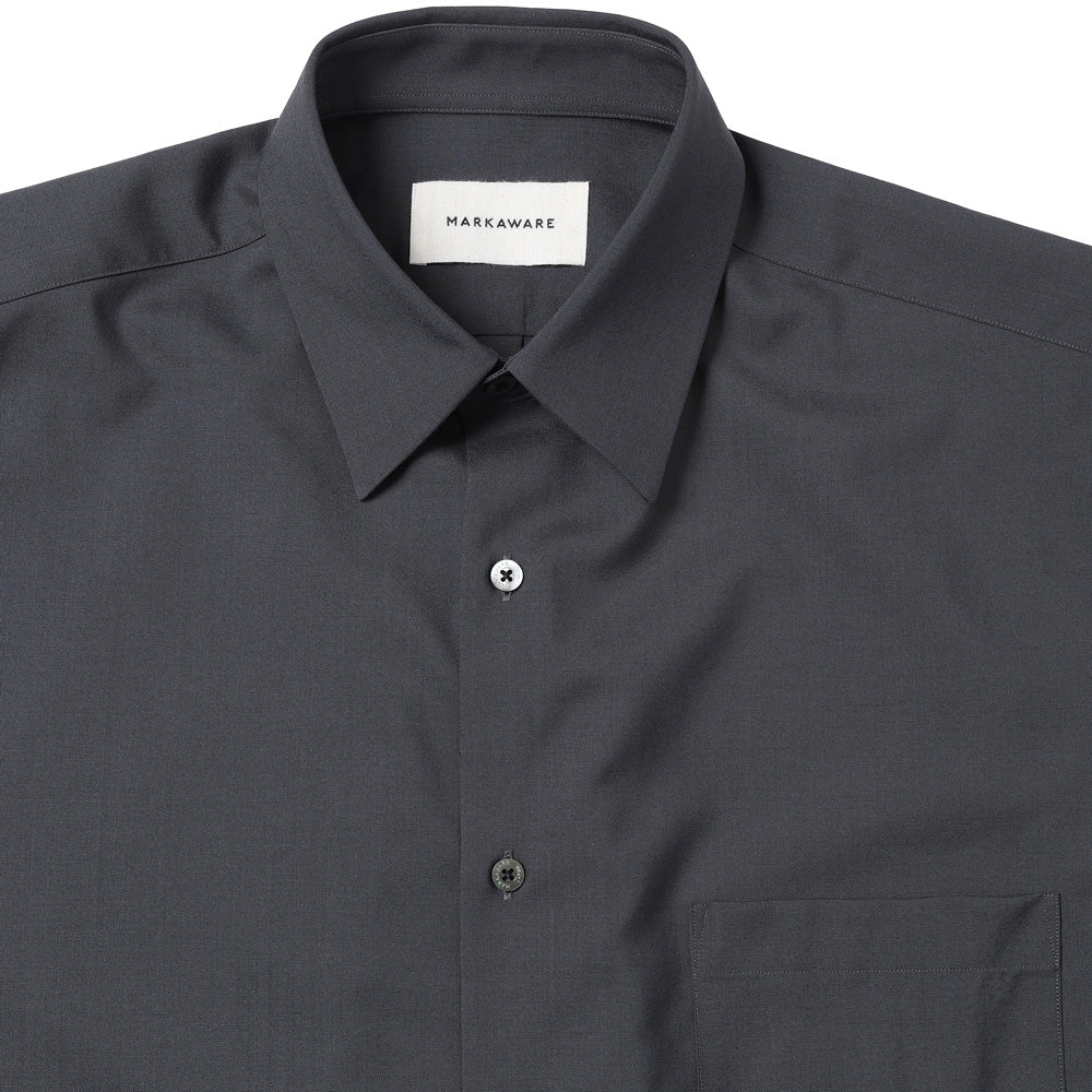 MARKAWARE - COMFORT FIT SHIRT ORGANIC WOOL 2/80 TROPICAL (A26A