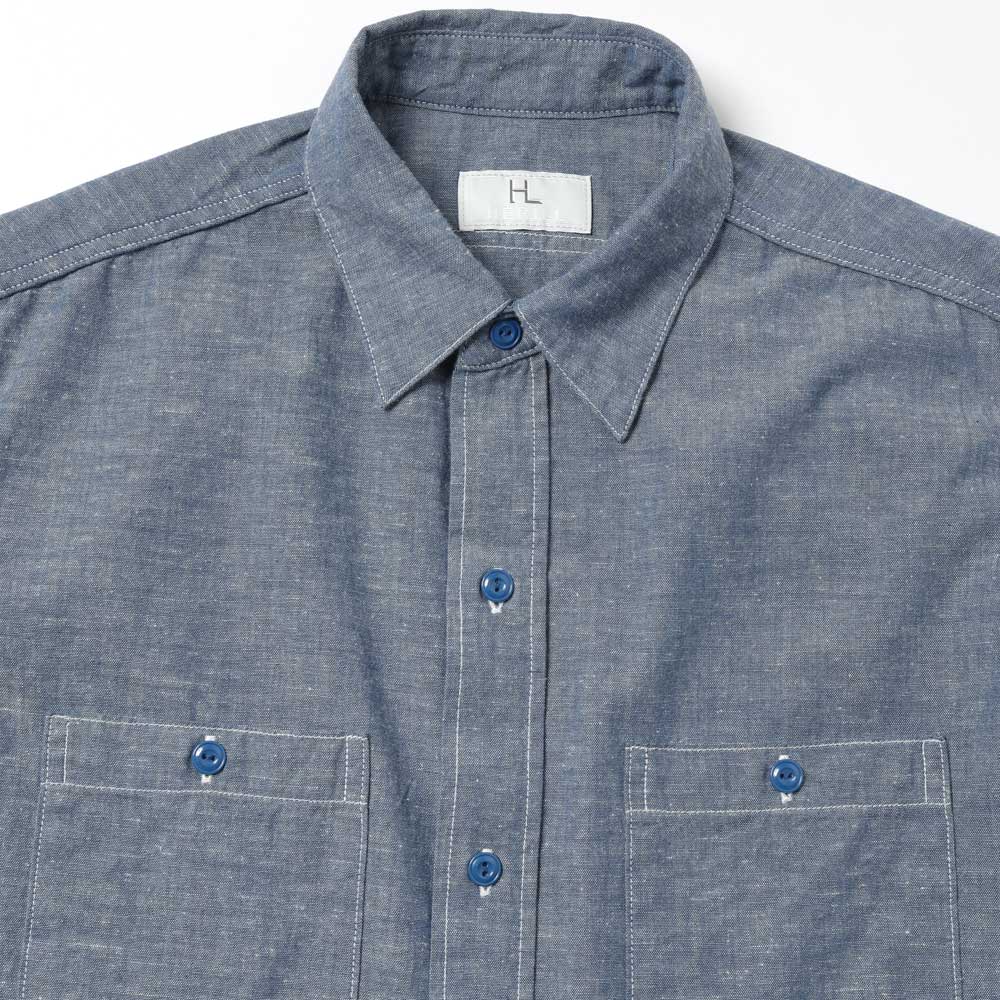 HERILL（ヘリル） U.S.N Chambray Shirt 26-050-HL-8000-10 (26-050-HL