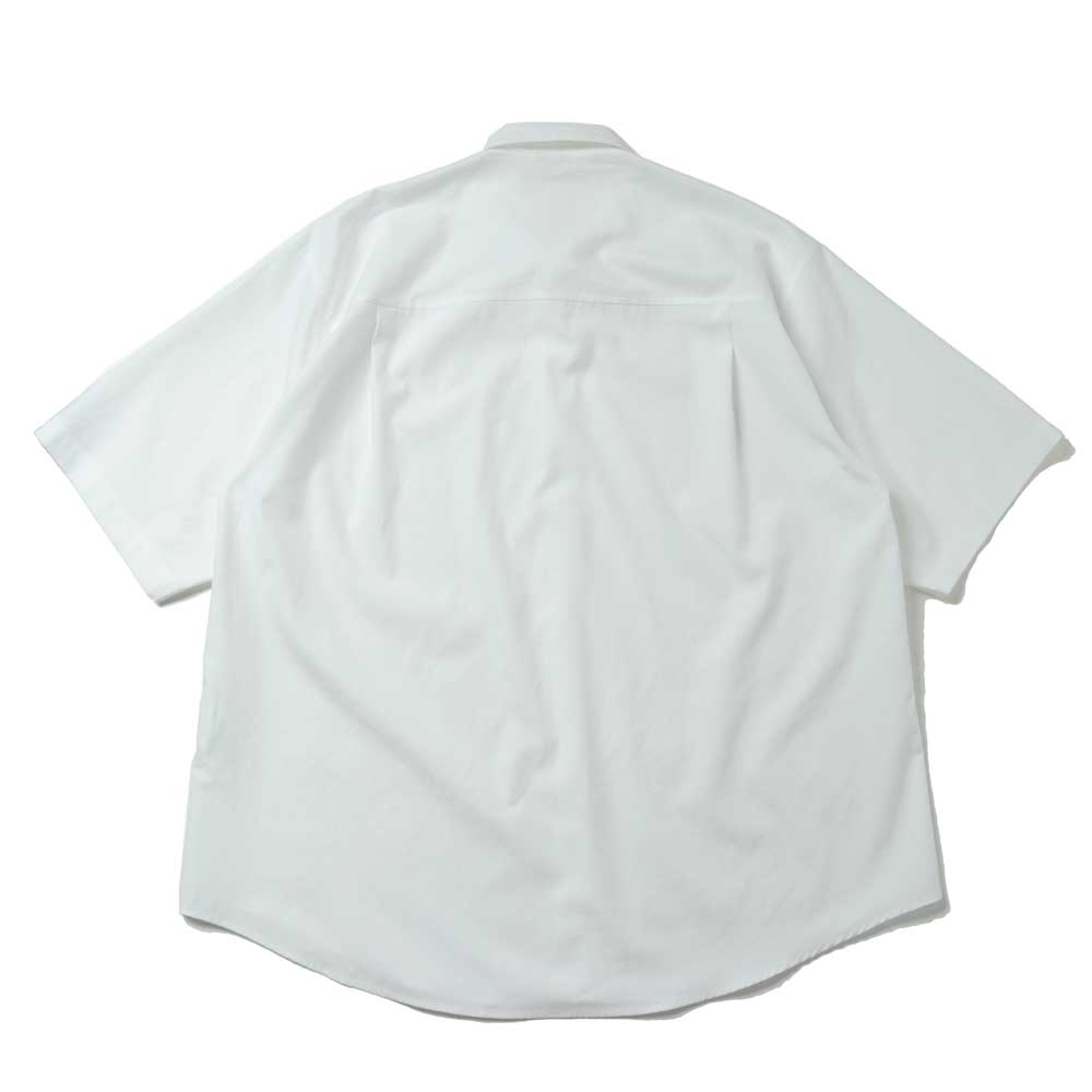 AURALEE(オーラリー)WASHED FINX TWILL BIG HALF SLEEVED SHIRT