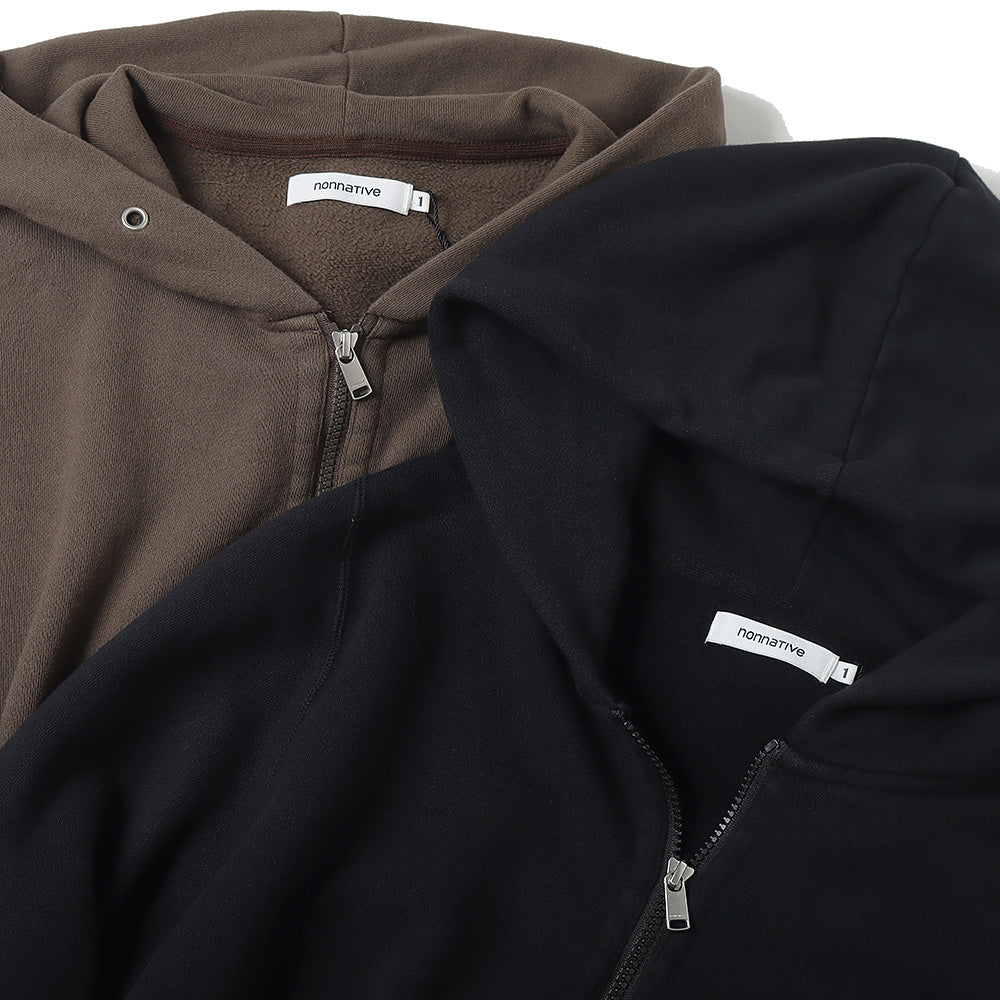 nonnative (ノンネイティブ) DWELLER FULL ZIP HOODY COTTON SWEAT NN