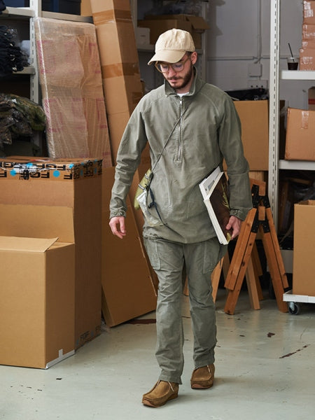 HANDYMAN PULLOVER C/P STRETCH MOLESKIN VW OVERDYED (J3309