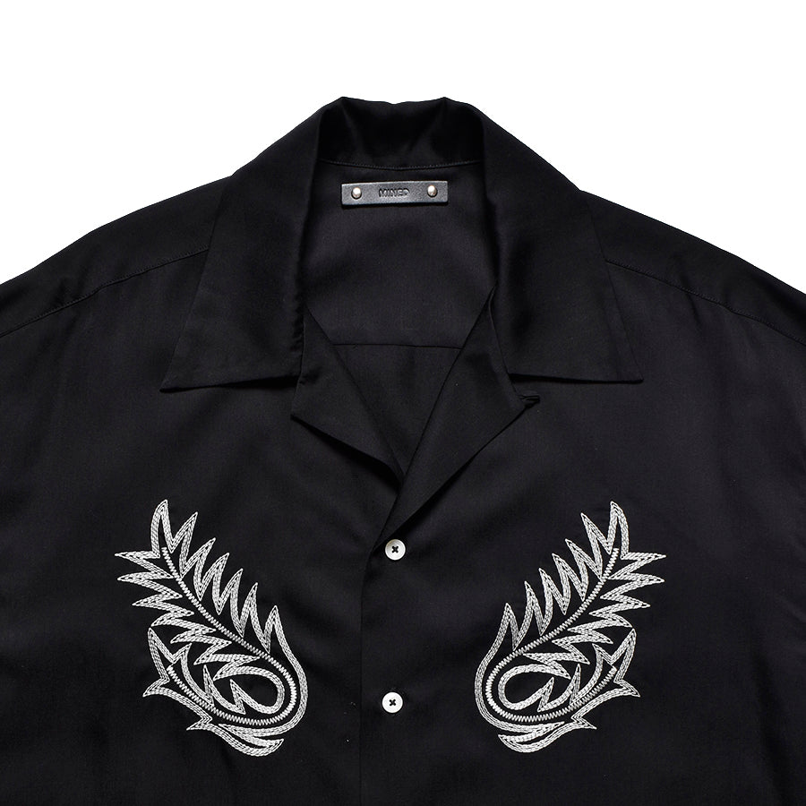 MINEDENIM - Cu.Denim Boot Crest Open Collar SH (2504‐5002