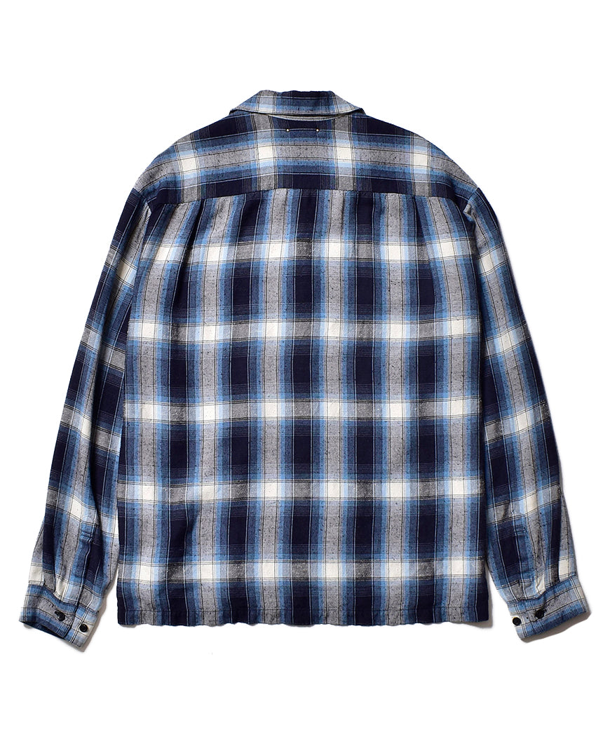 MINEDENIM (マインデニム) RS.Nep Check Open Collar L/S SH 2303-5001