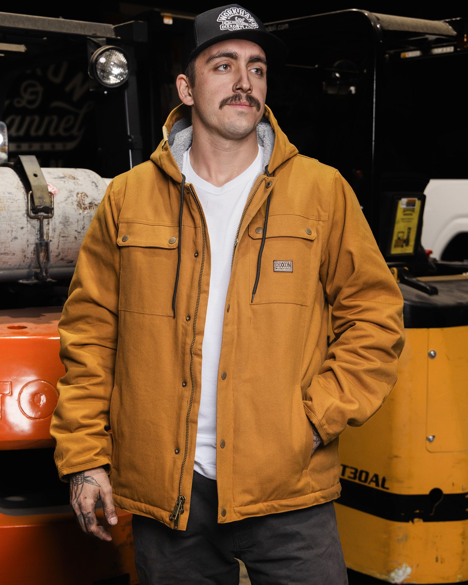 The Colt Sherpa Work Jacket - Camel | Dixxon Flannel Co.
