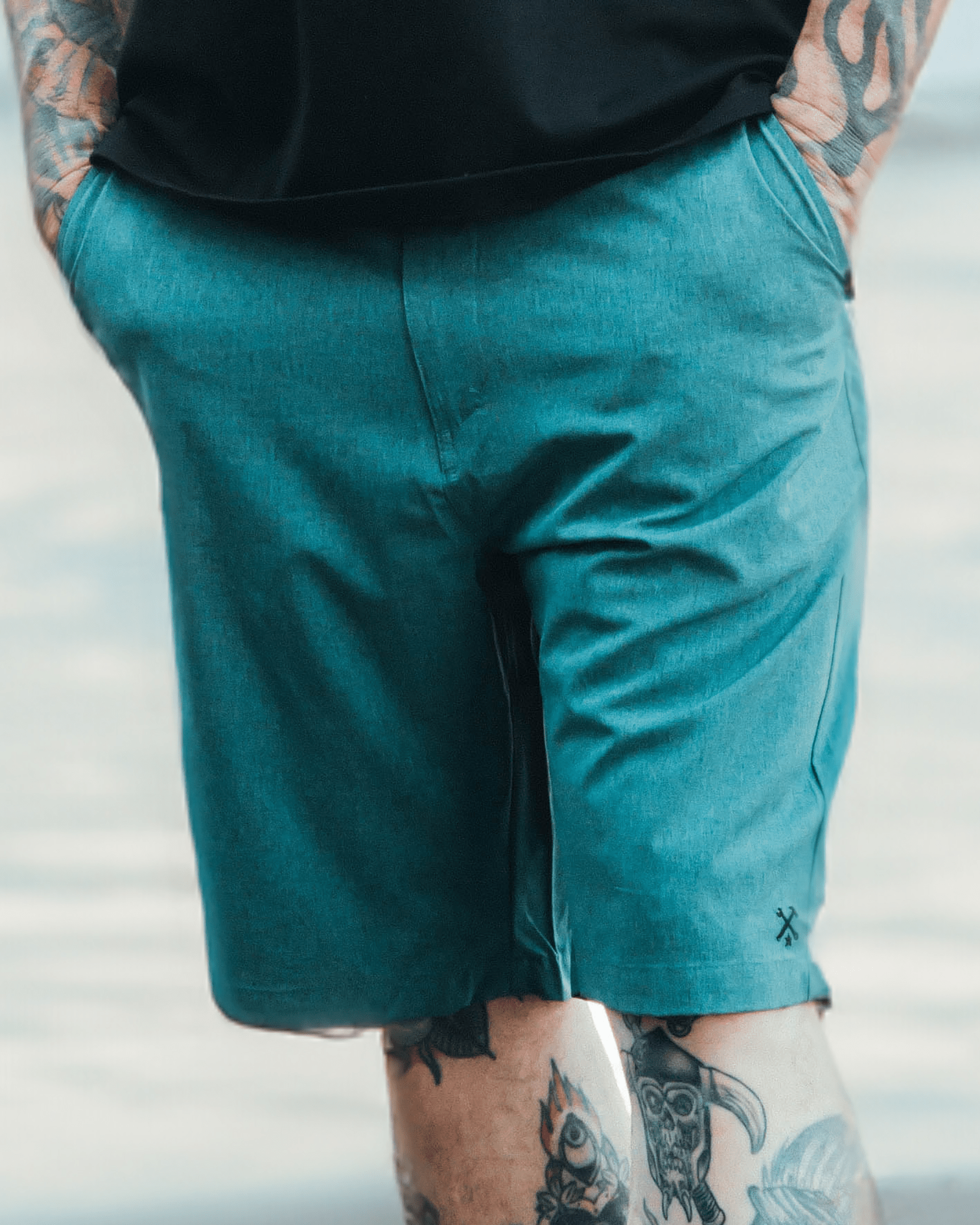 Dixxon Aqua Hybrid Shorts: Stylish Men's Apparel