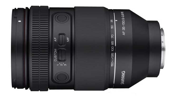 Samyang AF 35-150mm F2-2.8 is $500 cheaper than Tamron's