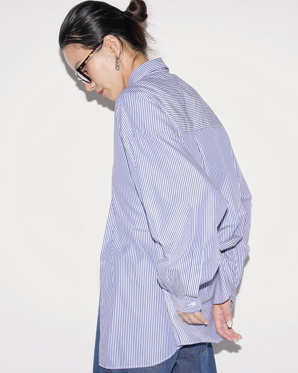 Broad LS Oversized Regular Collar Shirt | My Graphpaper