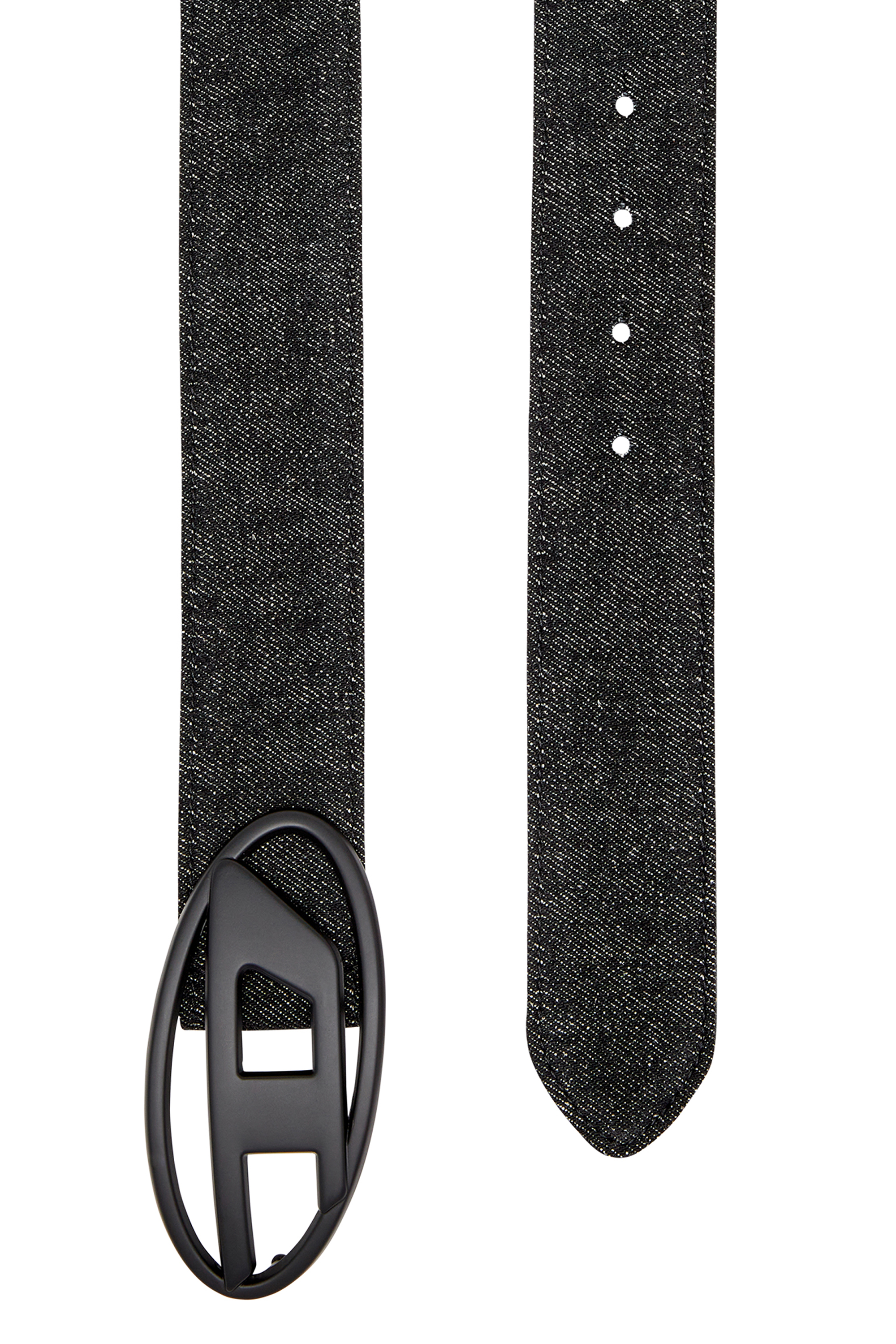 B-GRAFFITI 3.5cm pull-up leather belt with graffiti buckle