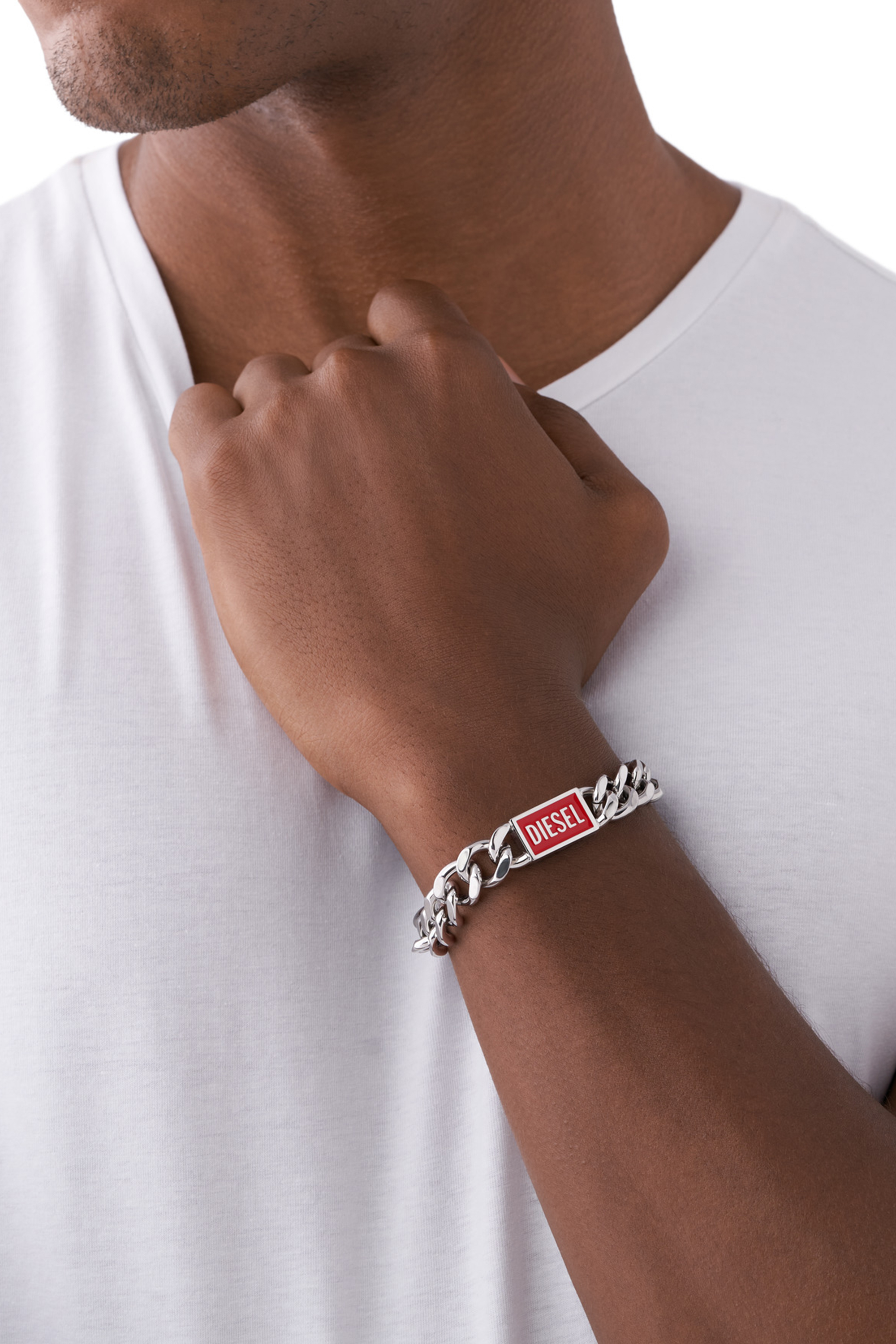 DX1371 ブレスレット｜シルバー｜メンズ｜DIESEL