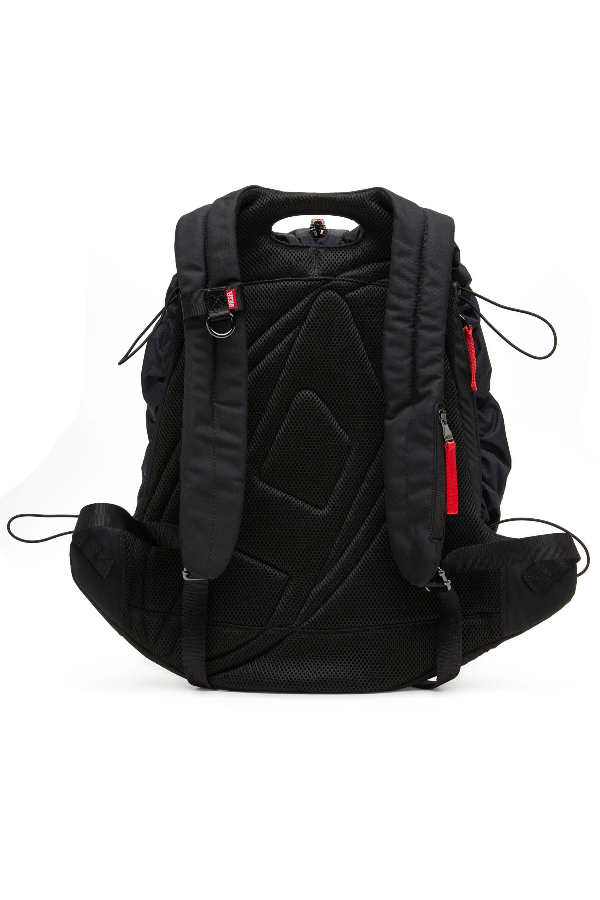 ZIP-D BACKPACK X Zip-D-Backpack in check-jacquard shell｜ブラック
