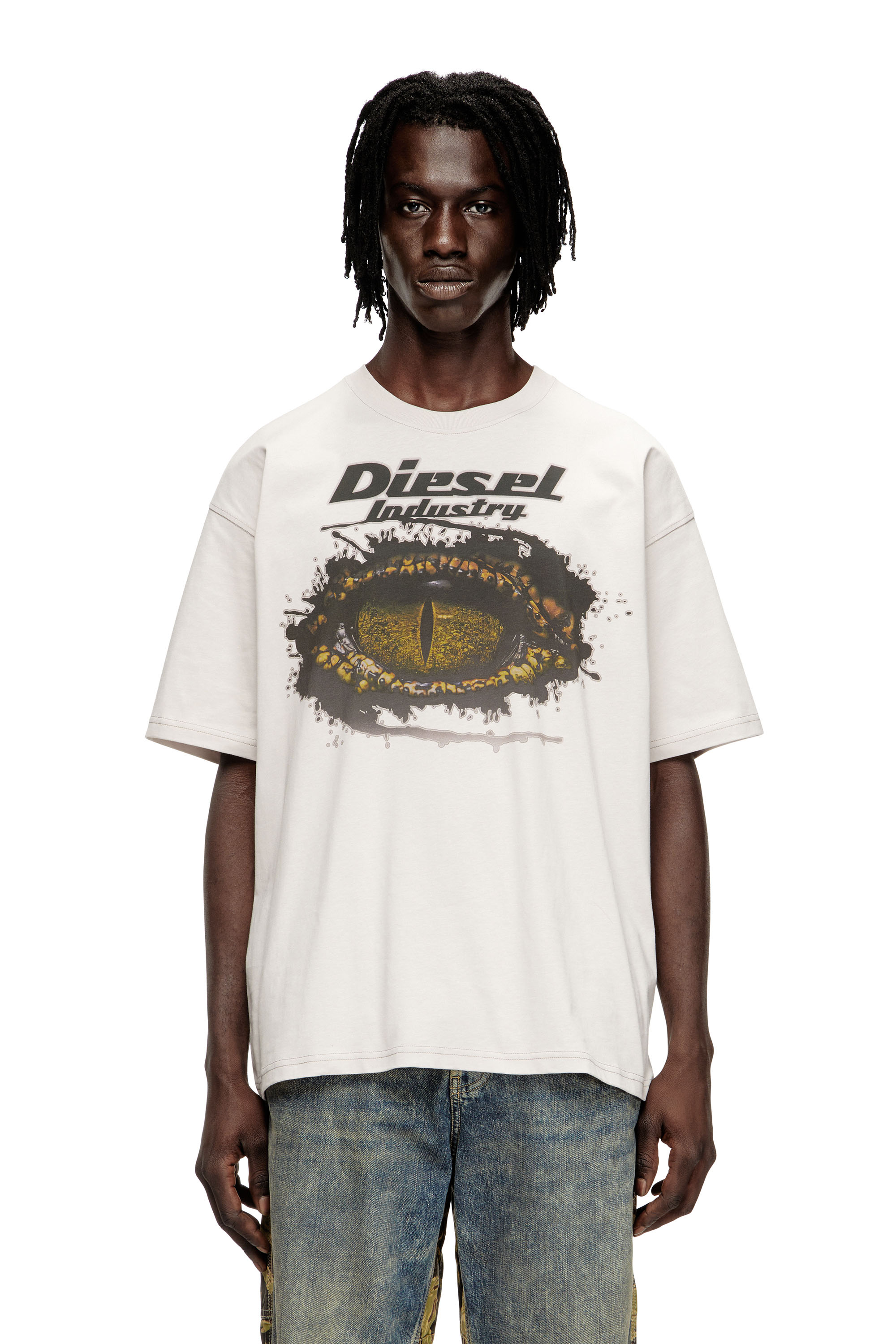 T-BOXT-T25 Tシャツ｜グレー｜メンズ｜DIESEL