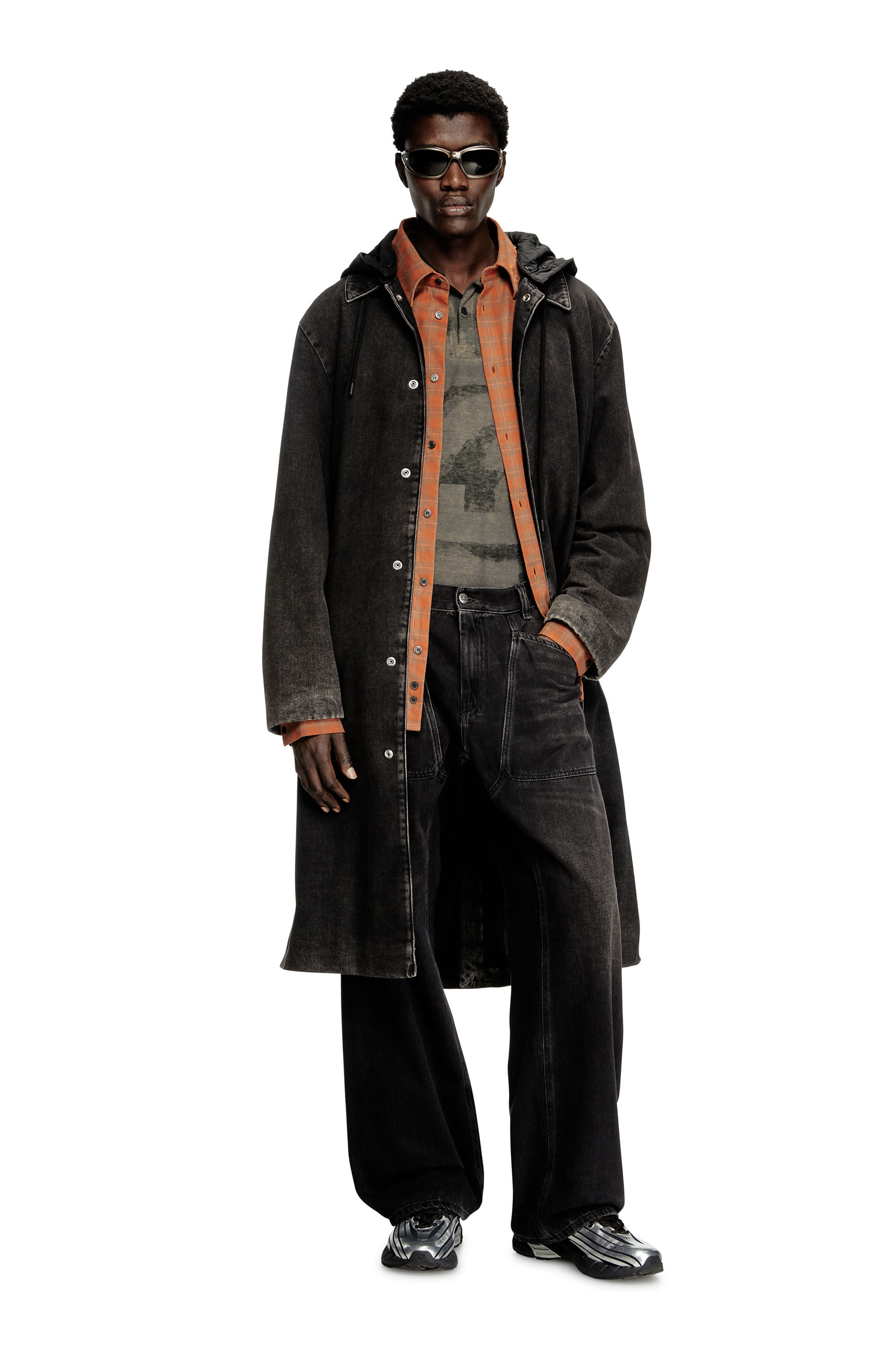 Relaxed Jeans - D-Zeta | ブラック/ ダークグレー | メンズ | DIESEL