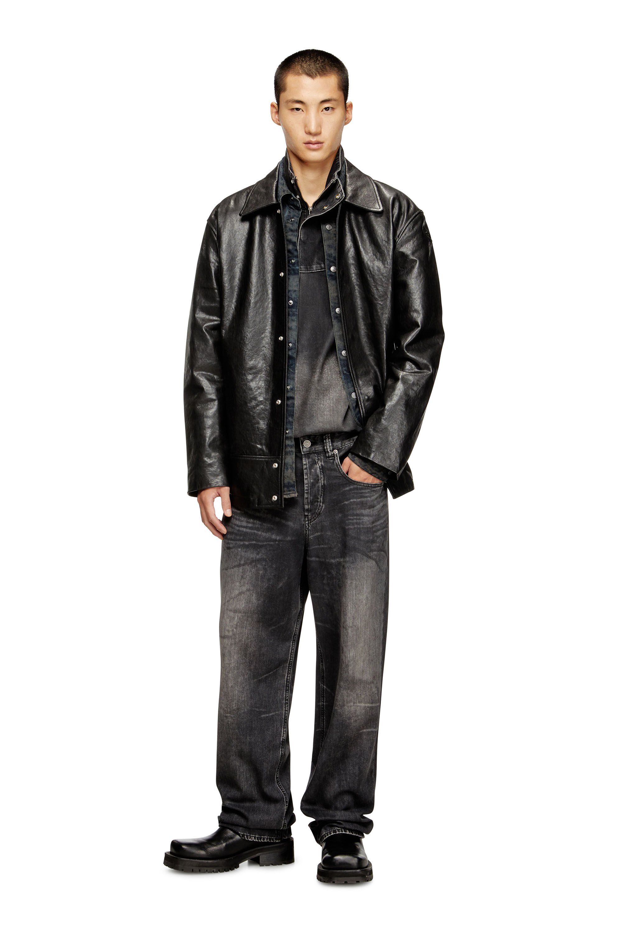 Relaxed Jeans - 2001 D-Macro | ブラック/ ダークグレー | メンズ