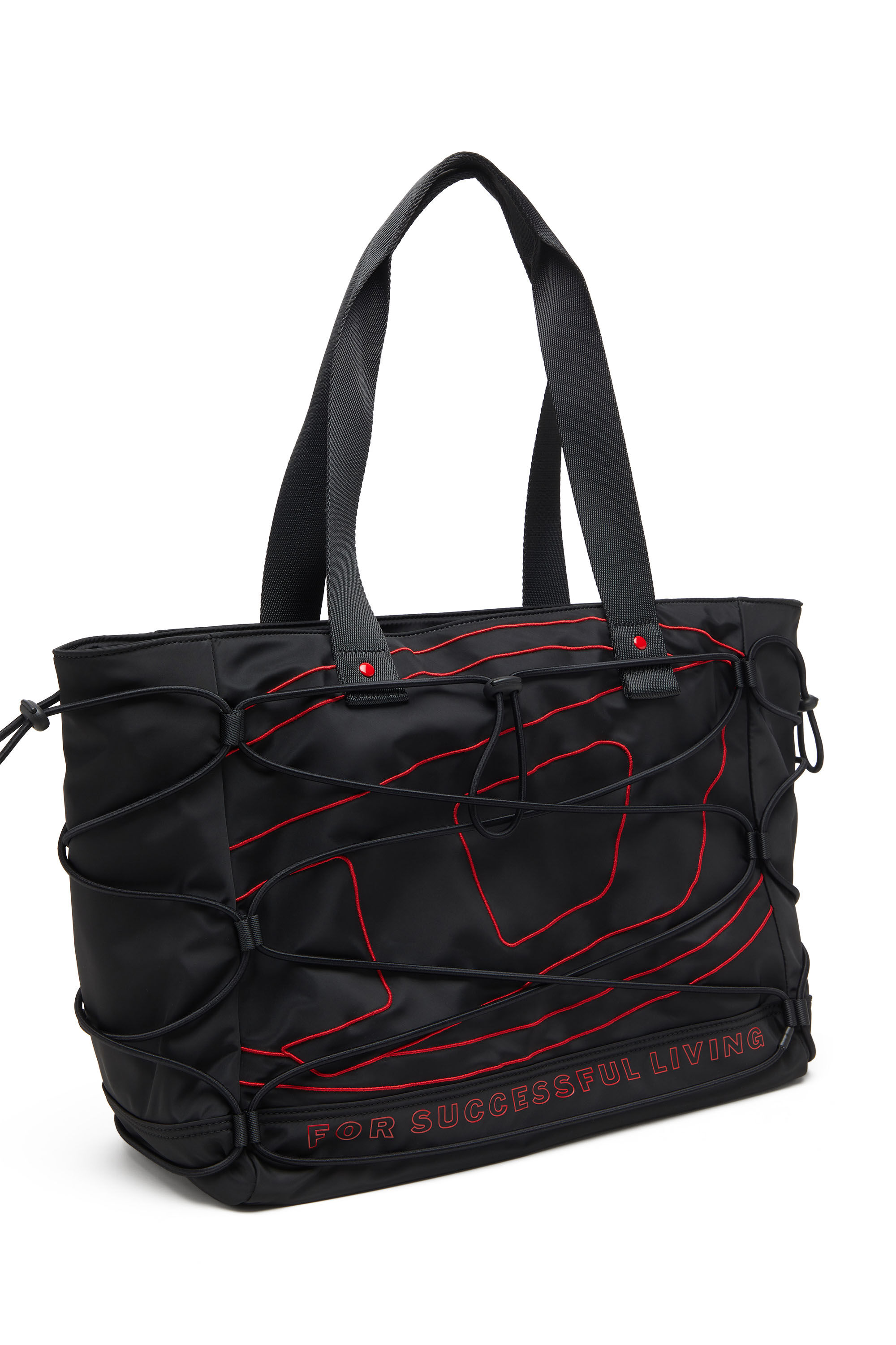 TECH-D TOTE M X トートバッグ M｜ブラック｜ウィメンズ｜DIESEL