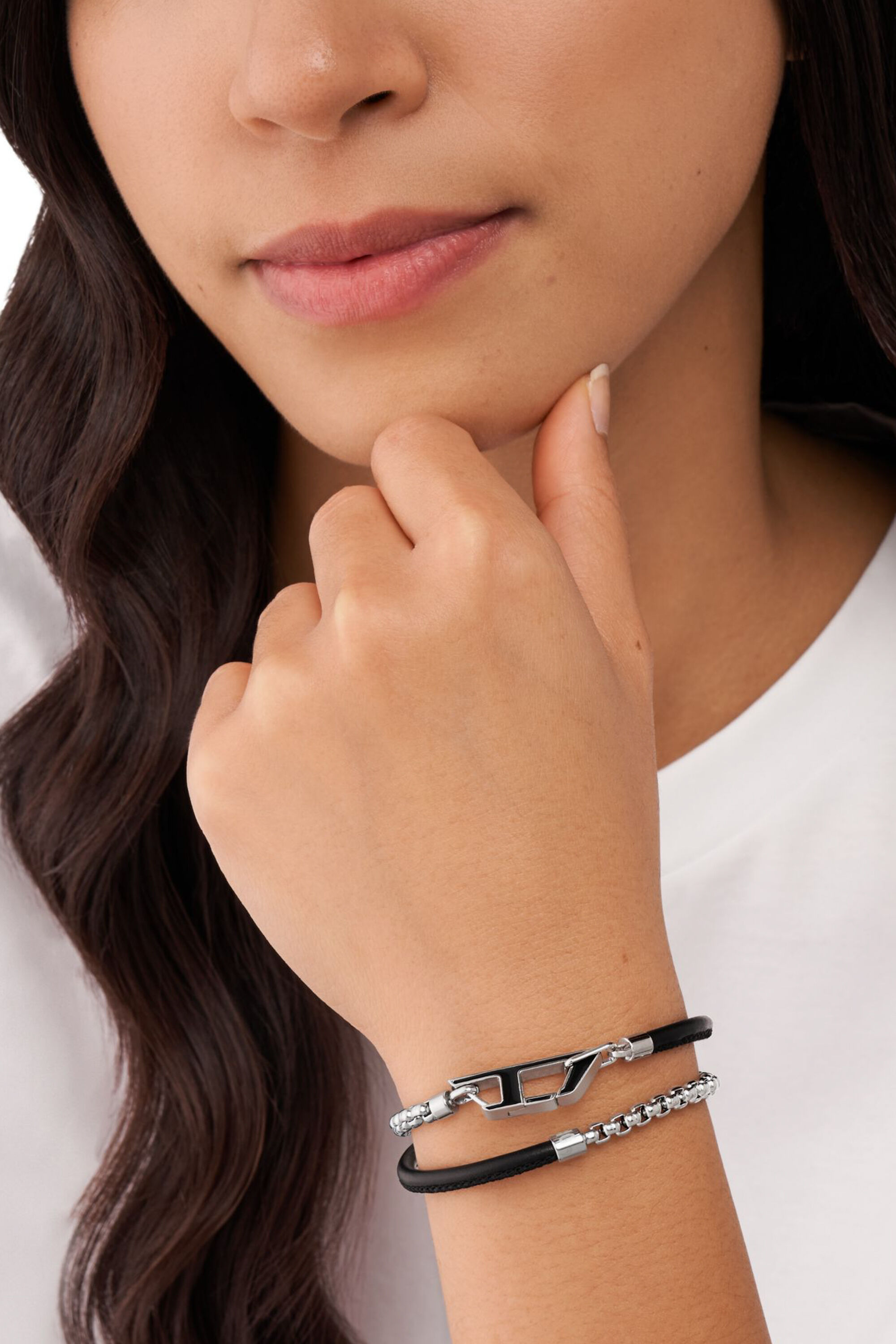 DX1472 ブレスレット｜シルバー｜ウィメンズ｜DIESEL