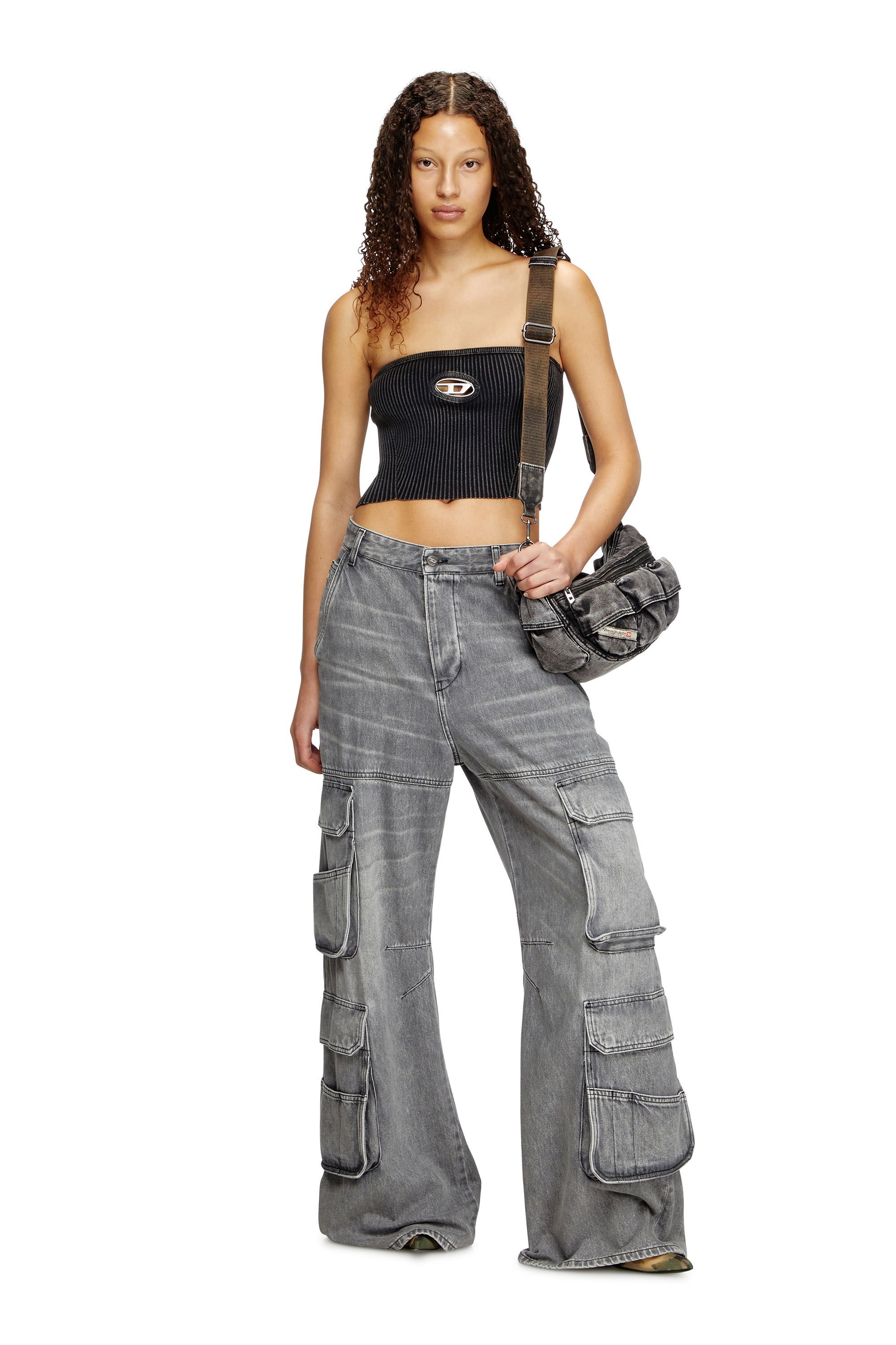 M-CLARKSVILLEX-C チューブトップニット｜ブラック｜ウィメンズ｜DIESEL