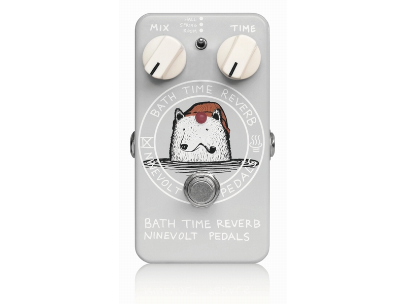 NINEVOLT PEDALS】3種のリバーブを網羅した「BATH TIME REVERB」｜製品