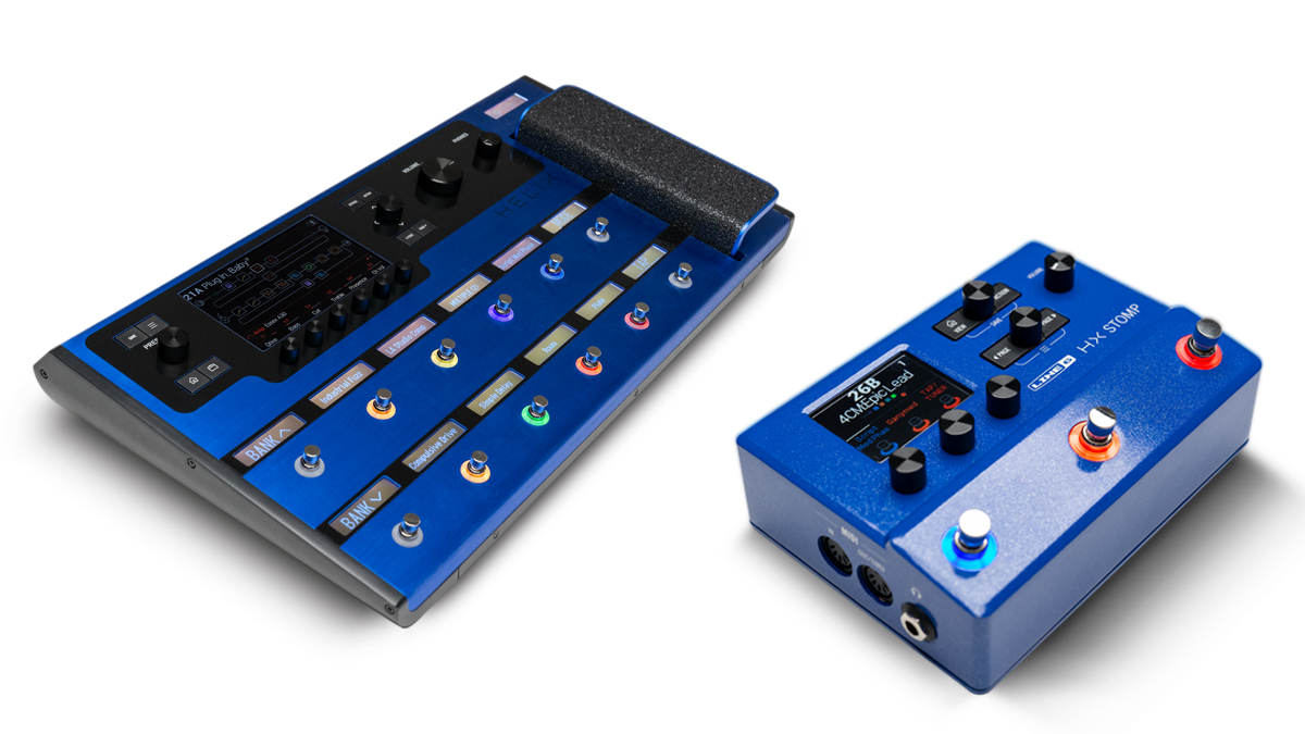 Line 6／Helix Floor & HX Stomp Lightning Blue】数量限定ブルー