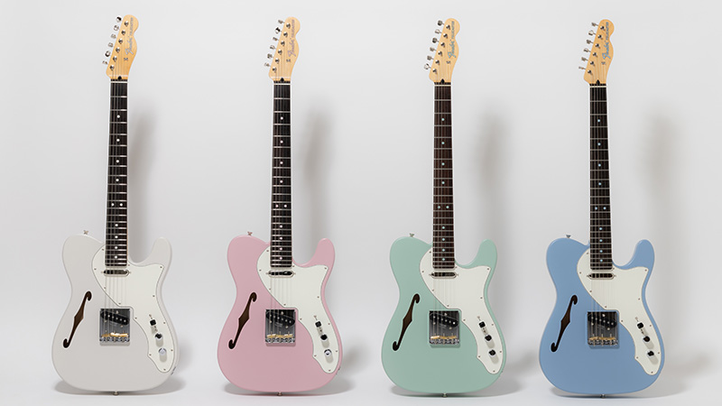 Fender】トレンドの “くすみカラー” を採用した日本製の限定