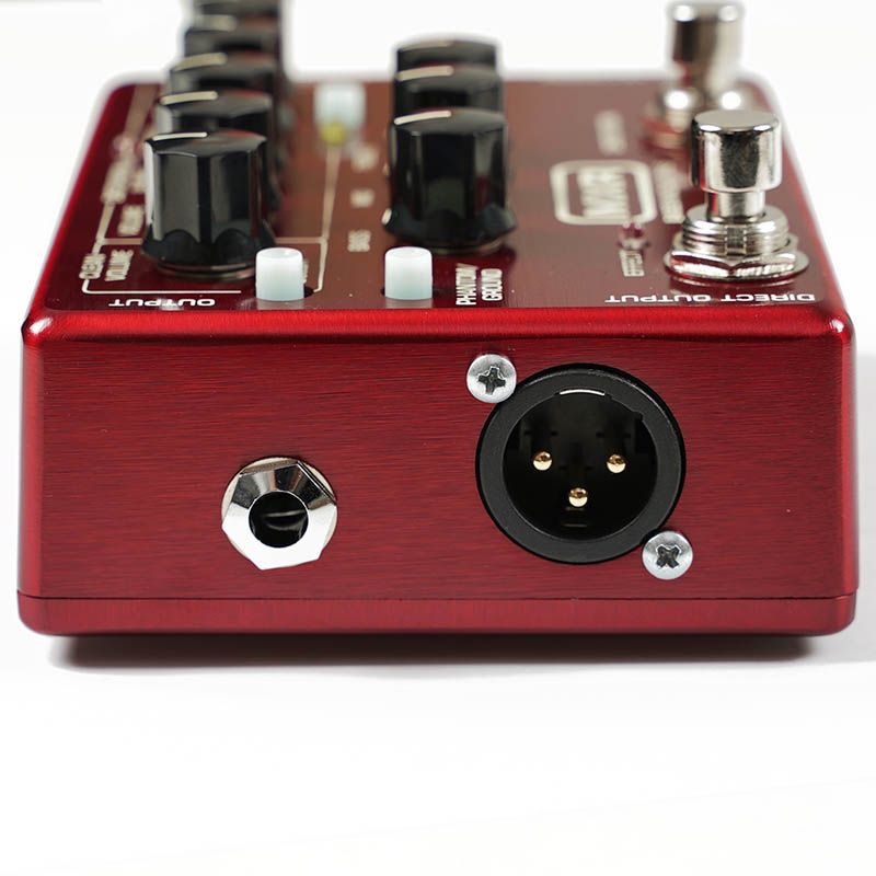 MXR／IKEBE ORIGINAL M80 BASS D.I.+“Brushed Red”】定番ベース・プリ
