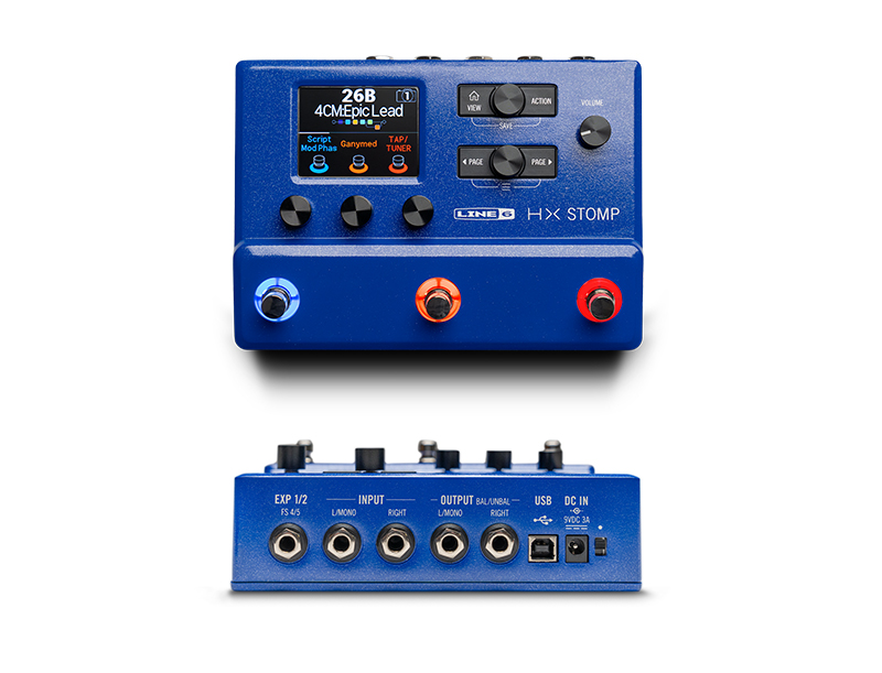 Line 6／Helix Floor & HX Stomp Lightning Blue】数量限定ブルー