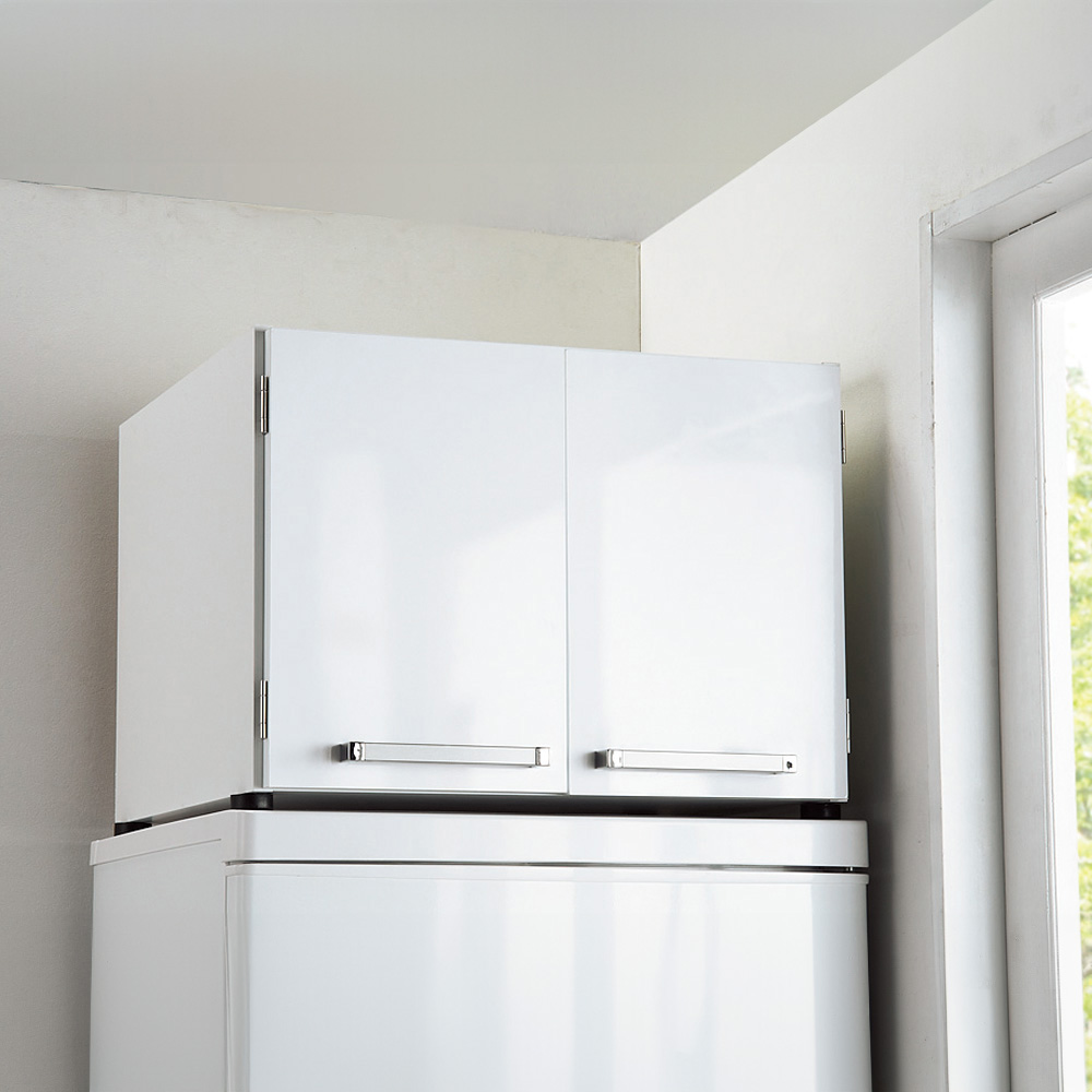 光沢仕上げ・冷蔵庫上ストッカー 幅57cm（脚部59cm） ディノスANAmall店