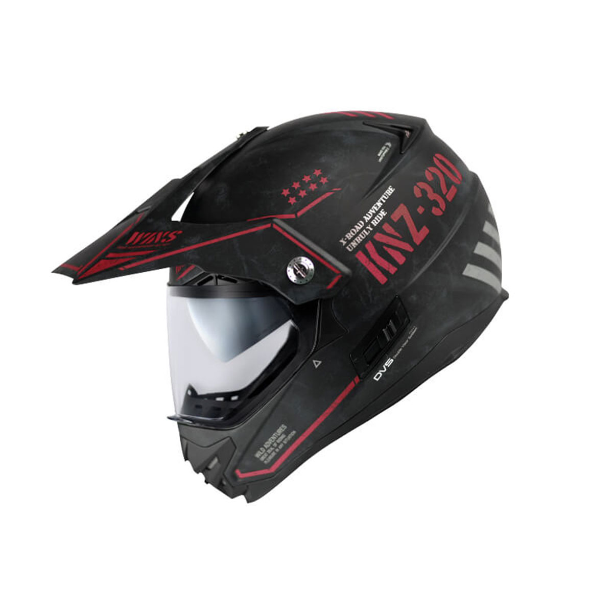 WINS X-ROAD COMBAT ヘルメット マットブラック/アイアンレッド