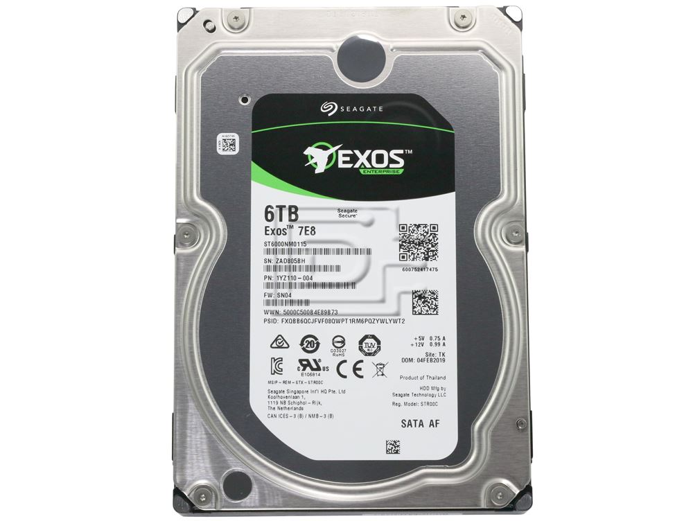 Seagate Enterprise Capacity V.5 ST6000NM0115 6TB 7.2K SATA Hard Drive